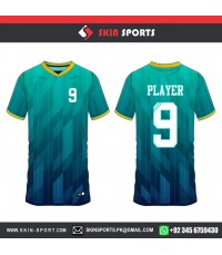 NINE PLAYERS GREEN  SOCCER JERSEYS
